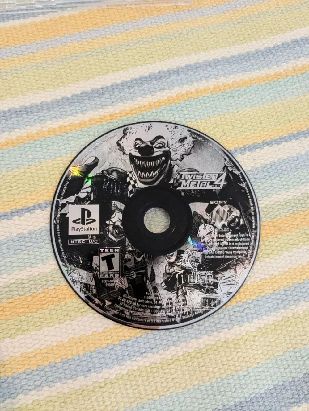 Twisted Metal 4 - Playstation - Disc Only